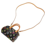 LOUIS VUITTON Monogram Multicolor Speedy Noir M92644 Handbag Bag Black