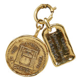 CHANEL Necklace Gold Plated Women's