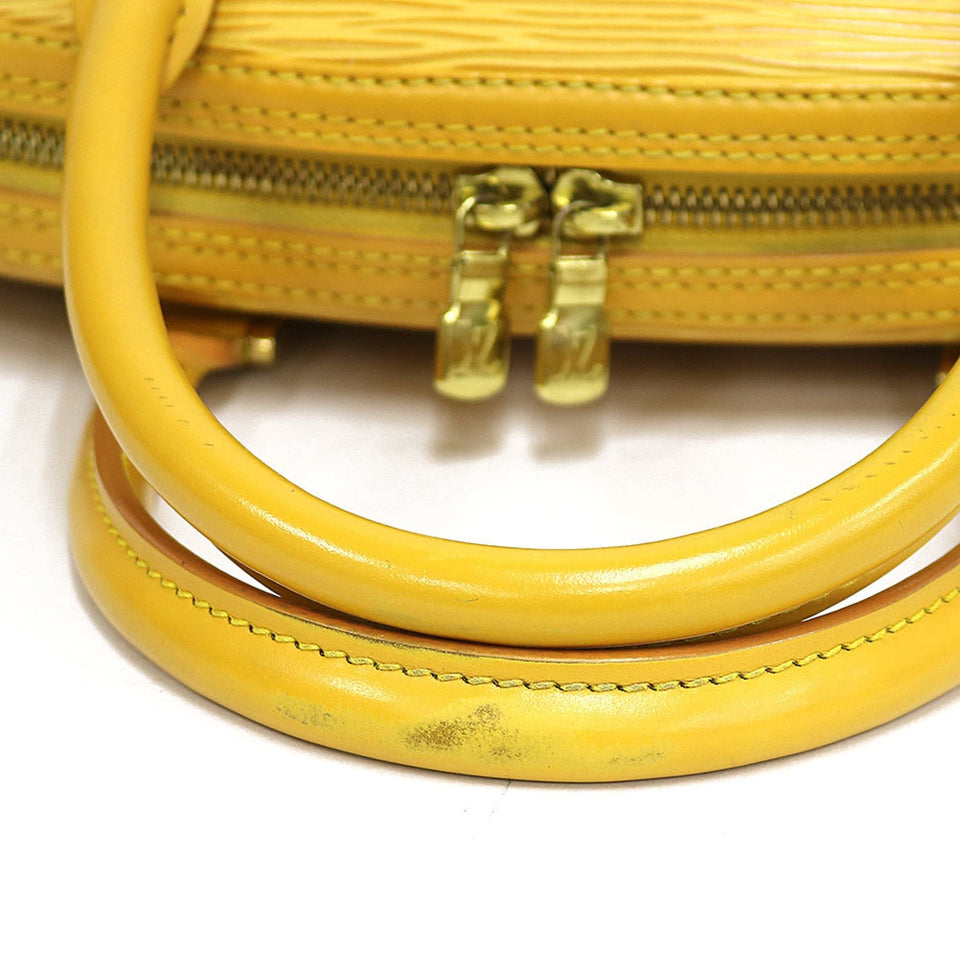 Louis Vuitton Handbag Epi Jasmine M52089 Yellow Ladies