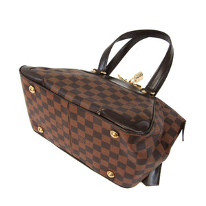LOUIS VUITTON Damier Verona PM N41117 Women's Shoulder Bag Ebene