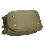 Louis Vuitton XL Mahina Shoulder Bag Monogram Gray Ladies
