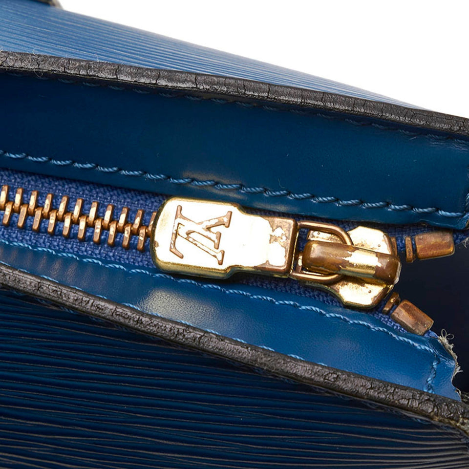Louis Vuitton Epi Saint-Jacques Handbag Tote Bag M52265 Toledo Blue Leather Women's LOUIS VUITTON
