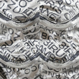 CHANEL Unlimited Tote Bag Logo Here Mark A46113 Nylon Silver Ladies