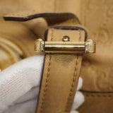 GUCCI ssima Handbag 170009 Women's Leather Handbag Beige