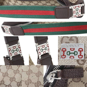 GUCCI Shoulder Bag Sherry Line GG Canvas