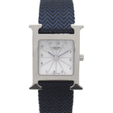 HERMES H watch Wrist Watch watch Wrist Watch HH1.210 Quartz White Stainless Steel Leather belt