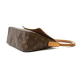 Louis Vuitton Handbag Monogram Mini Looping Brown Women's Leather