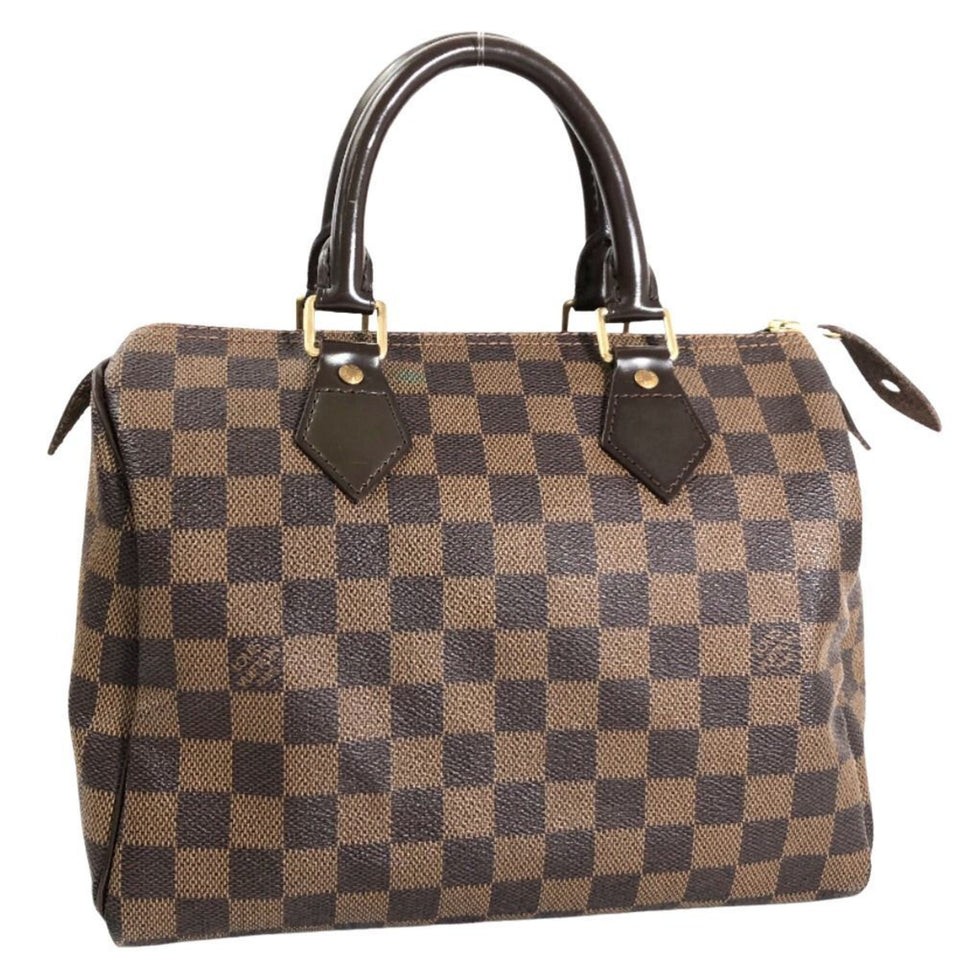 LOUIS VUITTON Boston Bag Damier Speedy 25 N41532 Canvas Women's