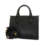 LOUIS VUITTONAuth  MonogramEmpreinte 2wayBag OnTheGoPM M45653 Noir