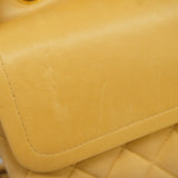CHANELAuth  Matelasse W Flap W Chain Lambskin Women's Leather Shoulder Bag Beige