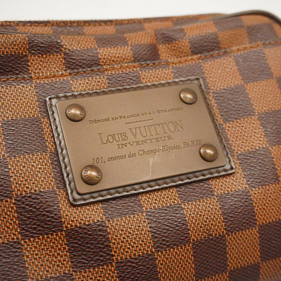 LOUIS VUITTONAuth  Damier Bumback Brooklyn N41101 Sling Bag