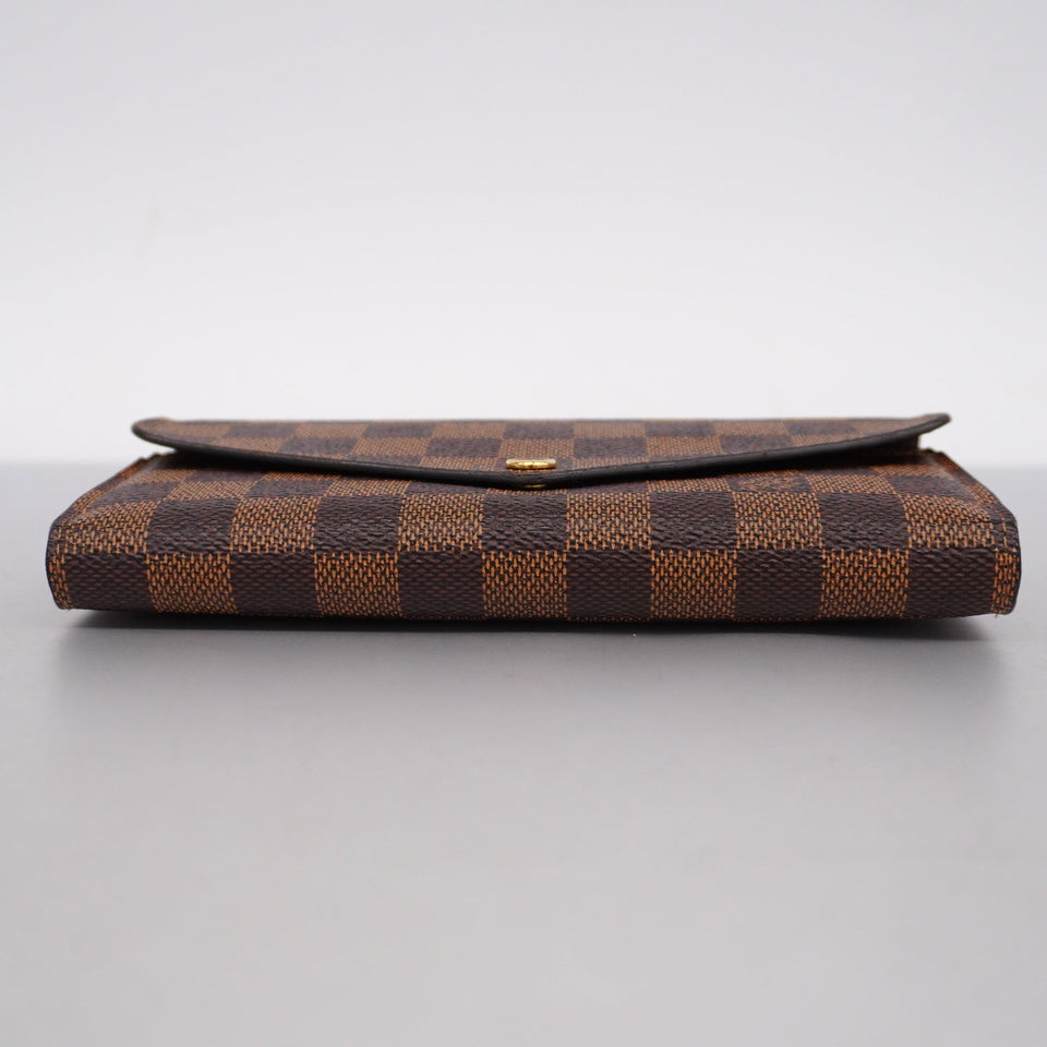 LOUIS VUITTONAuth  Damier Portofeuil Sala N63209 Long Wallet