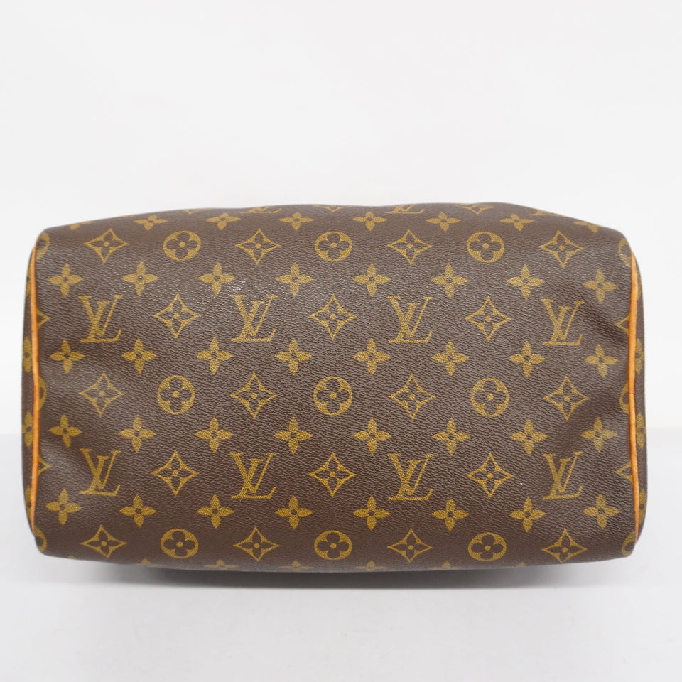 LOUIS VUITTONAuth  Monogram Speedy 30 M41108 Women's Handbag