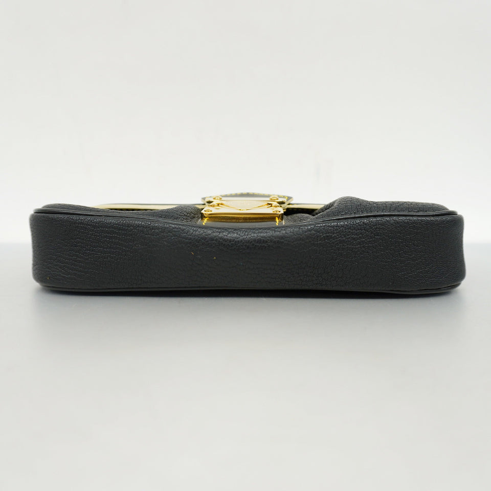 LOUIS VUITTONAuth  Suhali Pressure M91776 Women's Handbag Noir