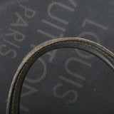 LOUIS VUITTON Damier Jean Yack Bag M93082 Noir Black Canvas Leather Men's