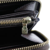 LOUIS VUITTON Zippy Wallet Long N41661 Damier Canvas Brown MI2156 Unisex