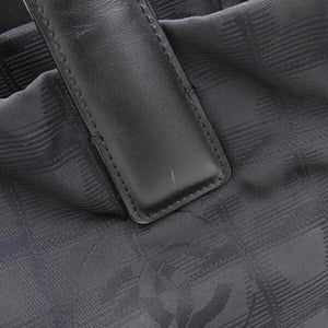 CHANEL Nylon New Line PM Tote Bag Black Ladies