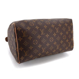 LOUIS VUITTON Monogram Speedy 30 Hand Bag Brown M41108 RFID Gold Hardware