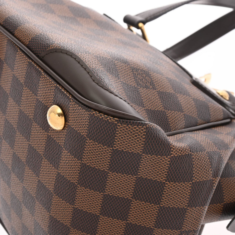 LOUIS VUITTON Damier Verona PM Brown N41117 Ladies Canvas Handbag