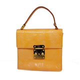 LOUIS VUITTONAuth  Monogram Vernis Spring Street M91033 Handbag Rose