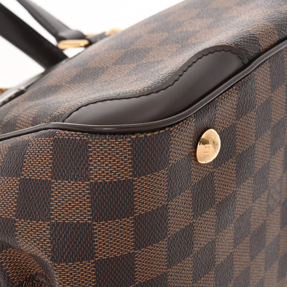 LOUIS VUITTON Damier Verona PM Brown N41117 Women's Canvas Handbag