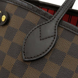 LOUIS VUITTON Damier Neverfull PM Shoulder Bag Pouch Ebene N41359 MS1159