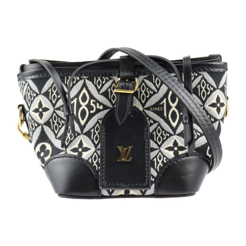 LOUIS VUITTON SINCE1854 Noe Perth Monogram Jacquard Shoulder Bag M69973 Canvas Leather Black Pochette