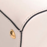 GUCCI Leather Sylvie Handbag 460381 White Ladies
