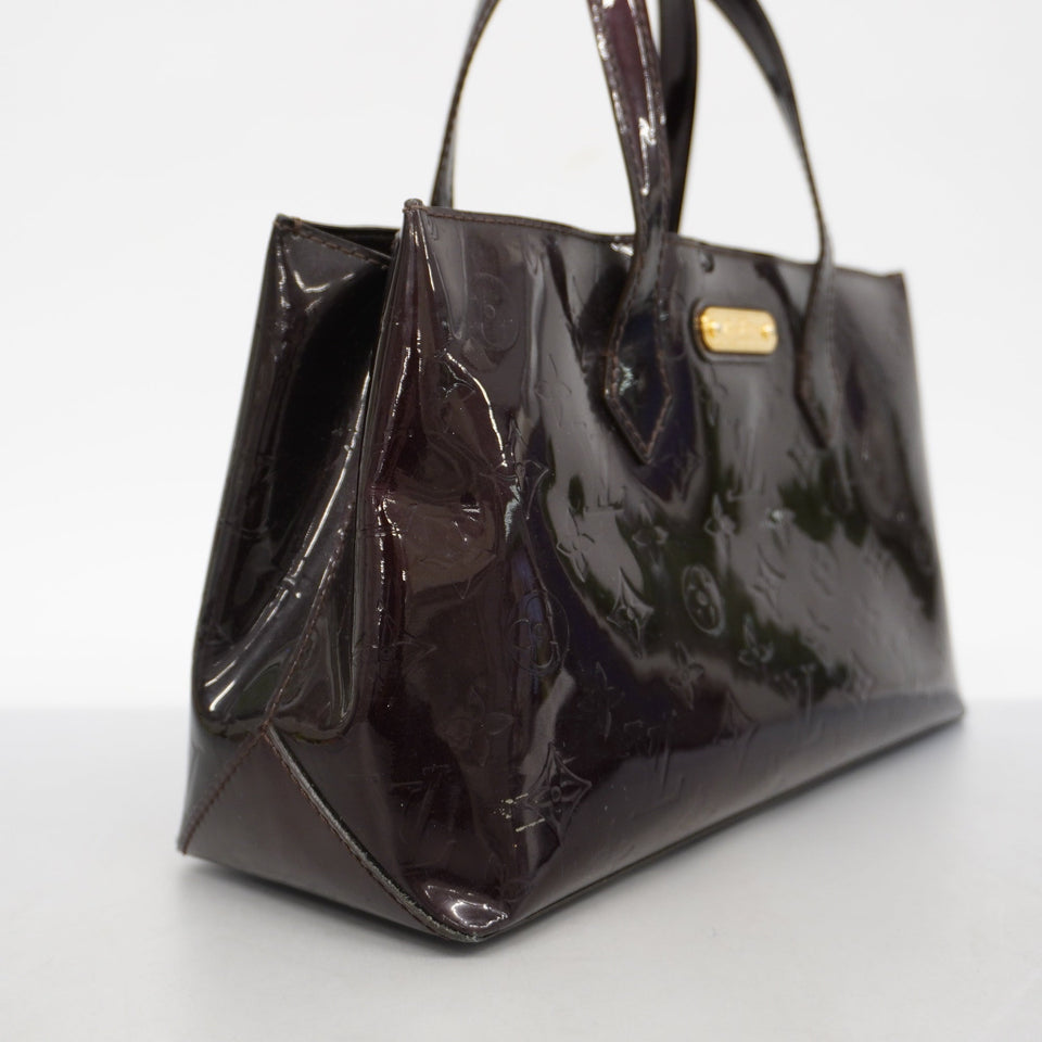 LOUIS VUITTONAuth  Monogram Vernis M93641 Women's Handbag Amarante