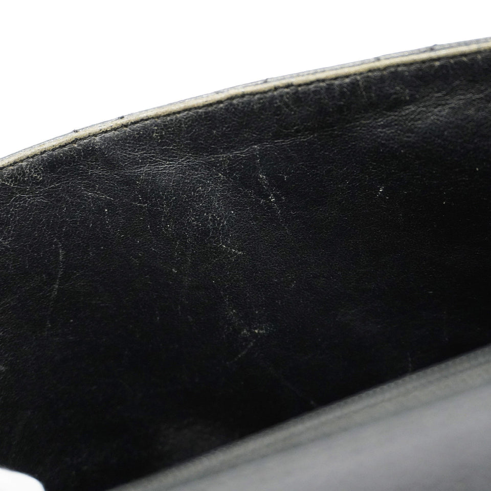 CHANELAuth  Matelasse Handbag Women's Caviar Leather Black