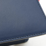 GUCCI Sylvie Top Handle 2Way Bag Leather Navy 470270