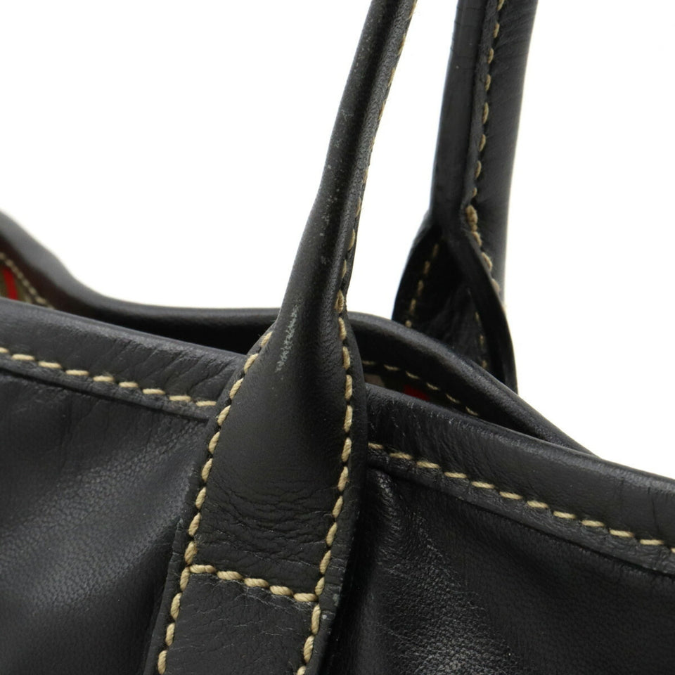 GUCCI New Britt Tote Bag Shoulder Leather Black 169946