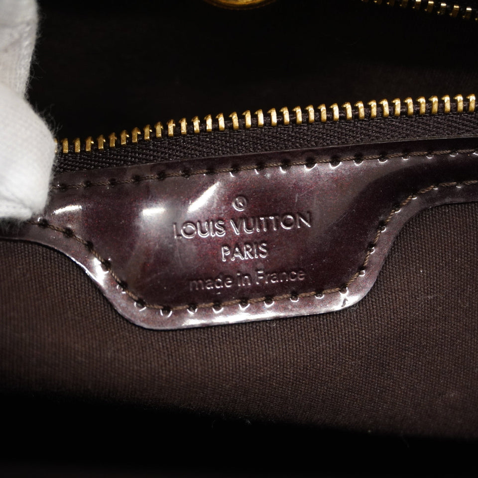 LOUIS VUITTONAuth  Monogram Vernis M93641 Women's Handbag Amarante