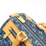 LOUIS VUITTON Monogram Neo Speedy Handbag Boston Bag Blue M95019