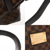 LOUIS VUITTON Damier Hampstead MM Brown N51204 Women's Canvas Handbag