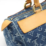 LOUIS VUITTON Monogram Neo Speedy Handbag Boston Bag Blue M95019