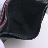 CHANEL Caviar Skin Matelasse Coco Mark Card Case Black Ladies