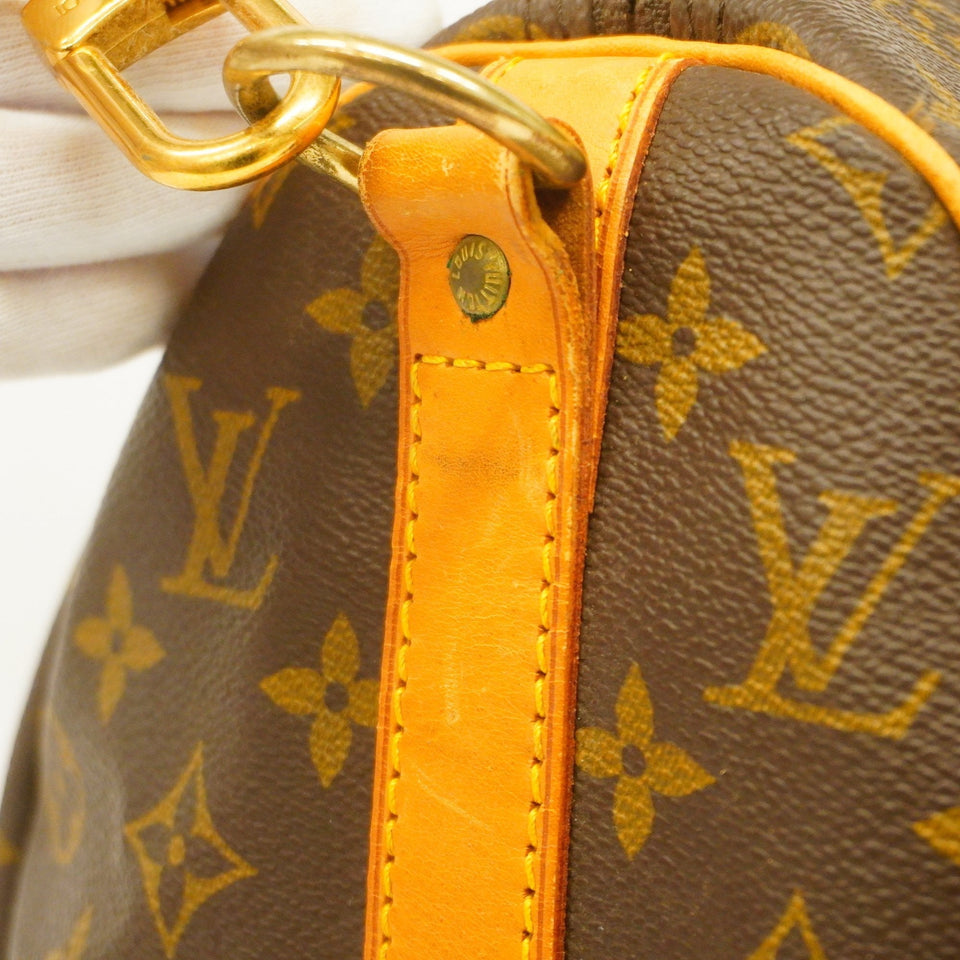 LOUIS VUITTONAuth  Monogram Keepall Bandouliere 45 M41418 Boston Bag