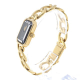 CHANEL Premiere XL size H0003 Vintage Ladies Watch K18YG Yellow Gold Black Dial Quartz