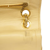 CHANELAuth  Matelasse W Flap W Chain Women's Leather Shoulder Bag Beige