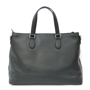 Gucci Shoulder Bag Bamboo Black Ladies
