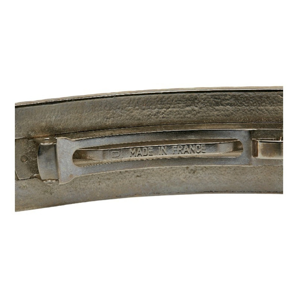 CHANEL Cocomark Matelasse Valletta 96P Silver Metal Ladies