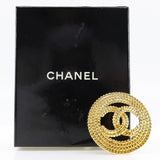CHANEL Cocomark Brooch Chain Vintage Gold Plated 28 Ladies