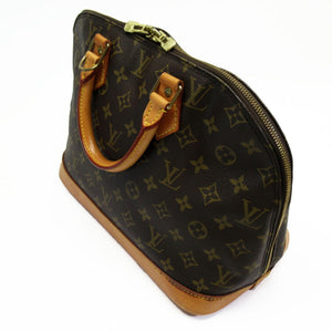 Louis Vuitton Handbag Monogram Alma Brown Canvas M51130