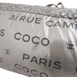 CHANEL unlimited handbag shoulder bag tote silver with seal 1