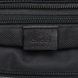 GUCCI tote bag handbag 34339 black canvas leather ladies