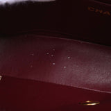 CHANEL Lambskin Mademoiselle Coco Mark Chain Shoulder Bag Black Ladies