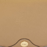 Dior Beige Honeycomb Monogram Coated Canvas And Leather Flap Crossbody Bag