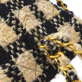 CHANEL * 1994 Tweed DUMA Backpack Medium