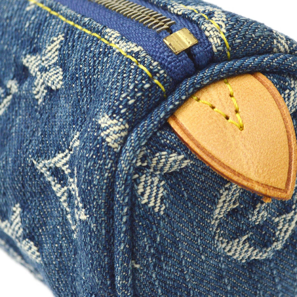 LOUIS VUITTON 2006 TROUSSE SPEEDY GM MONOGRAM DENIM M95081 41035